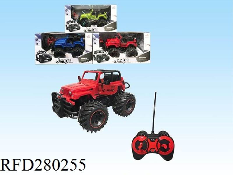 1:16 FOUR-WAY OPEN DOOR JEEP REMOTE CONTROL CAR ((INCLUDE BATTERY)