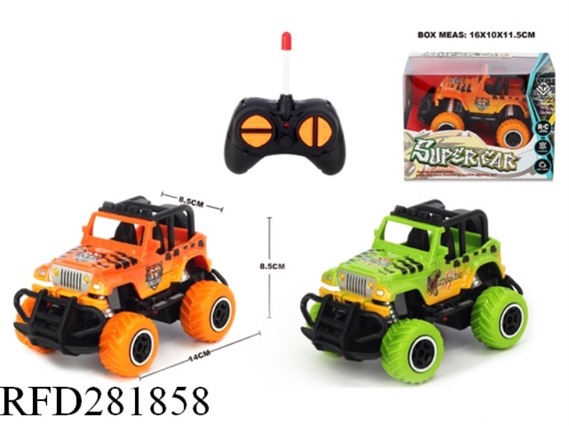 1:43 MINI OFF-ROAD MONSTER GRAFFITI CART (NOT CHARGED)