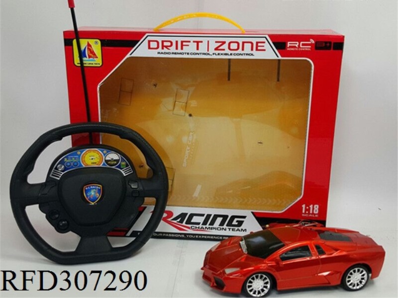 1:18 STEERING WHEEL POWER INDUCTION FOUR-WAY REMOTE CONTROL CAR（NOT INCLUDE BATTERY）
