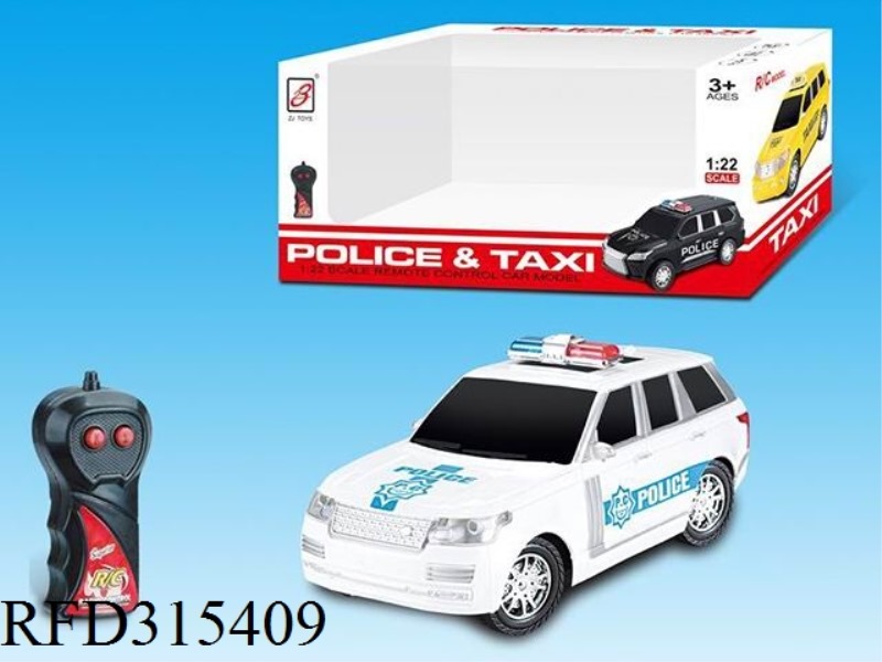 1:22 2CH RC POLICE CAR