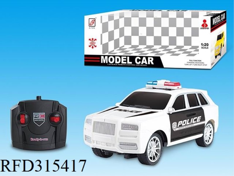 1:20 4CH RC POLICE CAR