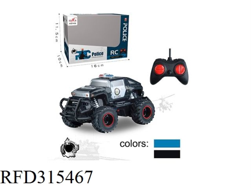 1:43 4CH MINI RC POLICE  CAR(NOT INCLUDE BATTERY)
