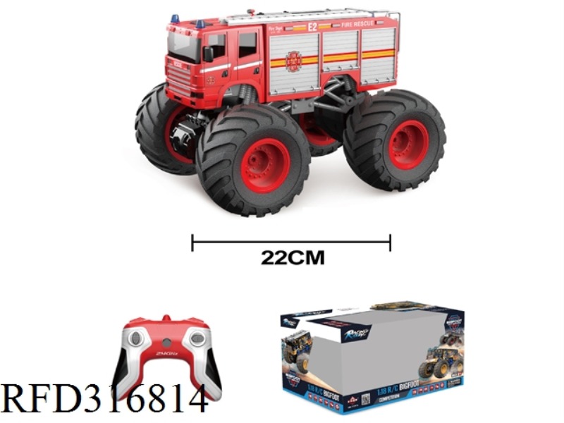 1:18 R/C BIG WHEEL CAR WITH LIGHT MUSIC(NOT INCLUDE BATTERY)