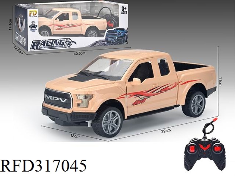 1:12 PICKUP MILITARY ONE-CLICK DOOR FIVE-WAY REMOTE CONTROL CAR