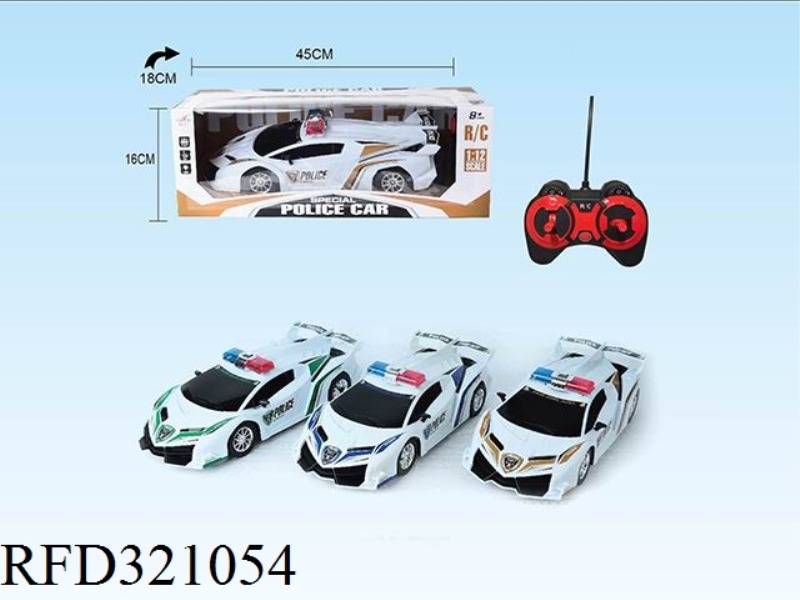 1:12 4CH R/C POLICE CAR  (NOT INCLUDE BATTERY)