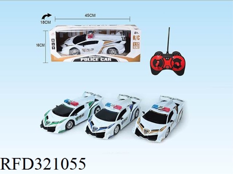 1:12 4CH R/C POLICE CAR (INCLUDE BATTERY)
