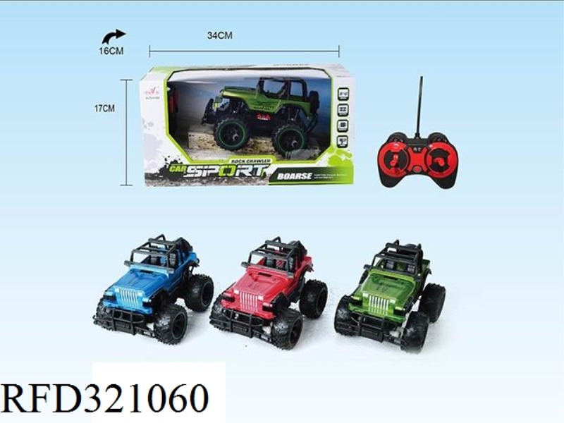 1:18 4CH R/C CAR-SUV (INCLUDE BATTERY)