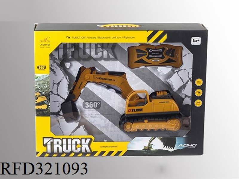 FOUR-WAY DIGGER REMOTE CONTROL ENGINEERING VEHICLE (NOT INCLUDE BATTERY)
