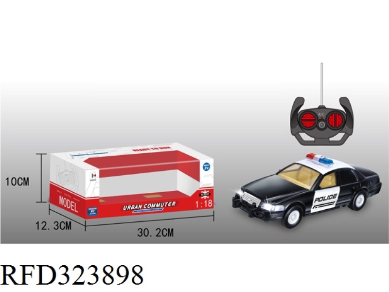 4CH R/C POLICE CAR