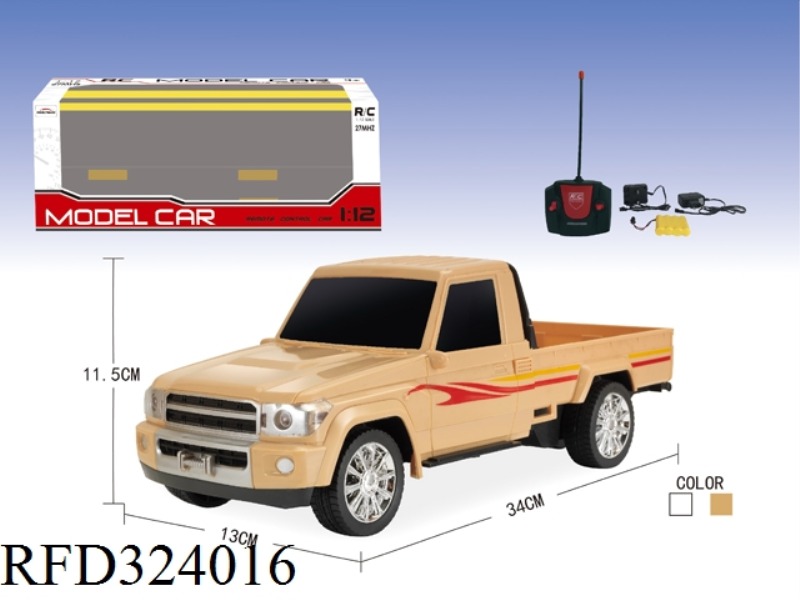 1:12 R/C 4-CH TWO-DOOR PICKUP TRUCK(BATTERY INCLUDE)