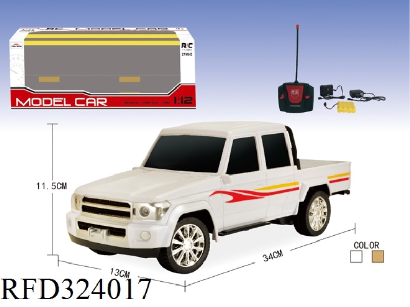 1:12 R/C 4-CH FOUR-DOOR PICKUP TRUCK CAR(BATTERY INCLUDE)
