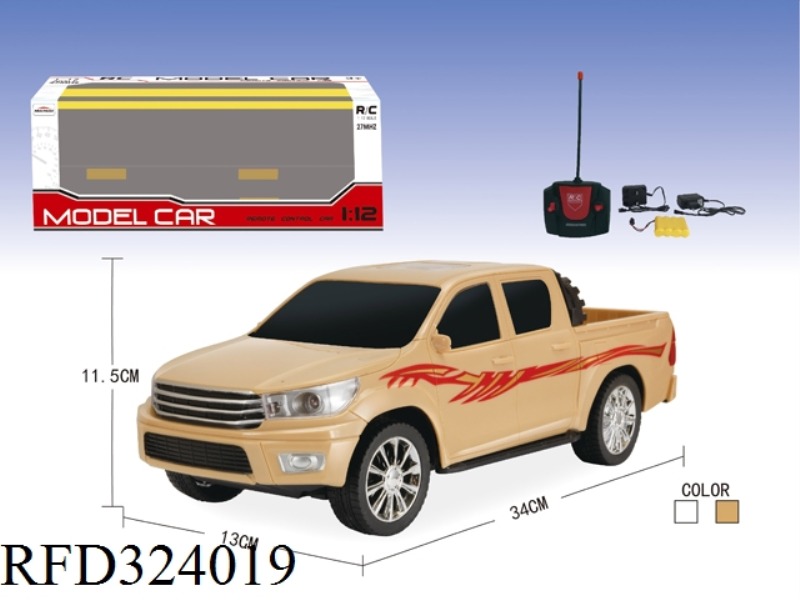 1:12 R/C 4-CH FOUR-DOOR PICKUP TRUCK CAR(BATTERY INCLUDE)