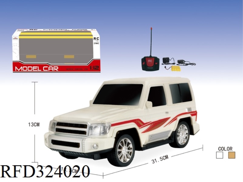 1:12 R/C 4-CH REMOTE CONTROL VEHICLE(BATTERY INCLUDE)