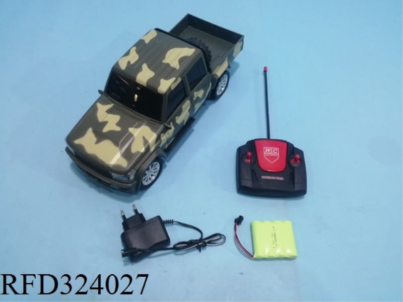 1:12 R/C 4-CH CAMOUFLAGE PICKUP TRUCK(BATTERY INCLUDE)