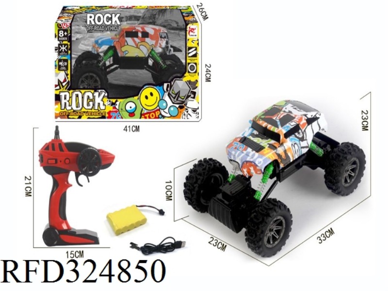 GRAFFITI REMOTE-CONTROLLED CLIMBING CAR