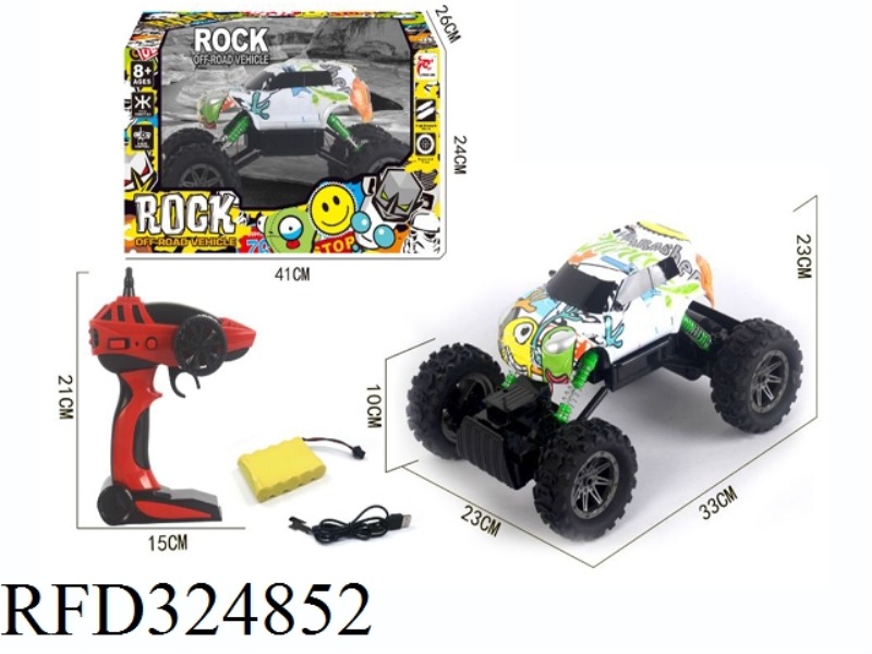 GRAFFITI REMOTE-CONTROLLED CLIMBING CAR