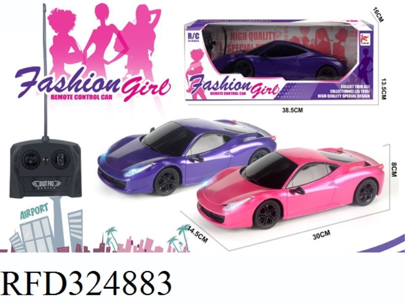 1:14 FLASHING LIGHT SIMULATION REMOTE CONTROL SPORTS CAR