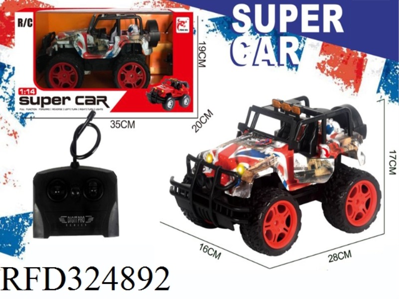 REMOTE DOODLE JEEP DOOR CAN BE OPENED AND CLOSED MANUALLY