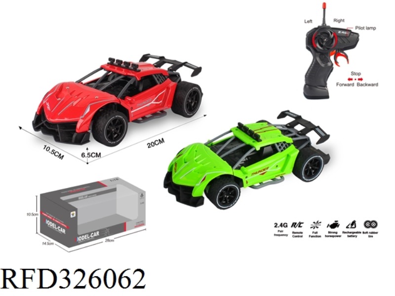 1:18 2.4G SIMULATION FOUR-WAY HIGH-SPEED REMOTE CONTROL CAR(NOT INCLUDE BATTERY)