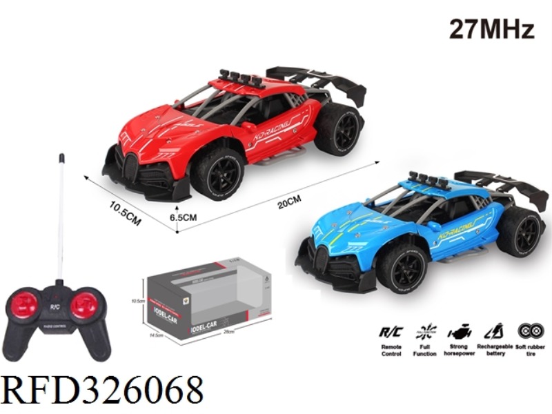 1:18 SIMULATION OF FOUR-WAY HIGH-SPEED REMOTE CONTROL CAR(NOT INCLUDE BATTERY)