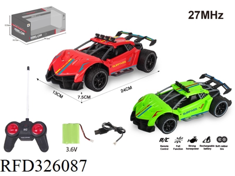 1:16 SIMULATION OF FOUR-WAY HIGH-SPEED REMOTE CONTROL CAR(INCLUDE BATTERY)