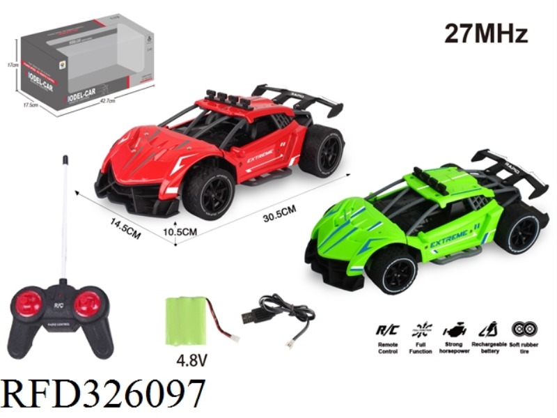 1:12 SIMULATION OF FOUR-WAY HIGH-SPEED REMOTE CONTROL CAR(INCLUDE BATTERY)