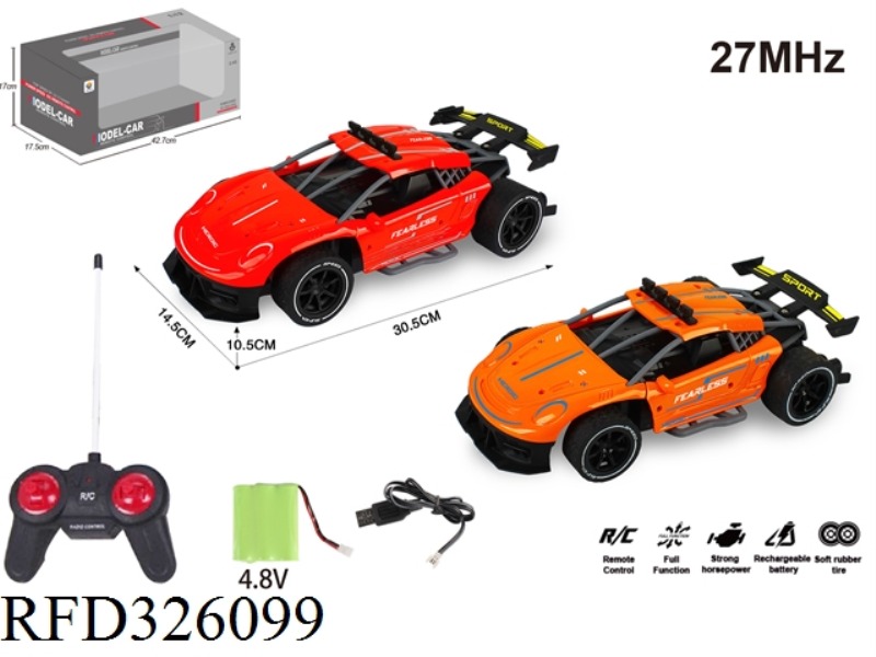 1:12 SIMULATION OF FOUR-WAY HIGH-SPEED REMOTE CONTROL CAR(INCLUDE BATTERY)