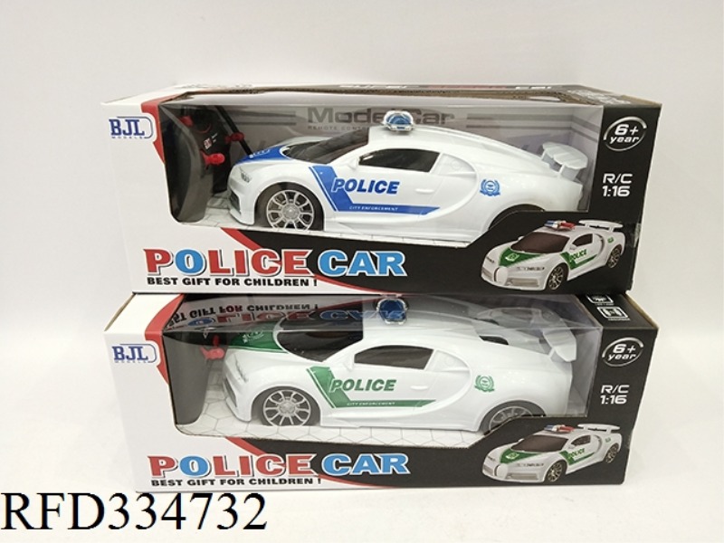 1:16 NEW GADI (POLICE CAR VERSION) FOUR-PASS WITH LIGHTS
