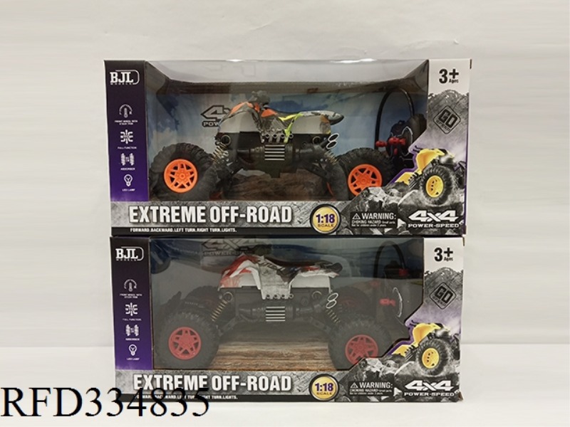 1:18 FOUR-PASS LIGHT CROSS-COUNTRY MOTORCYCLE CLIMBING CAR