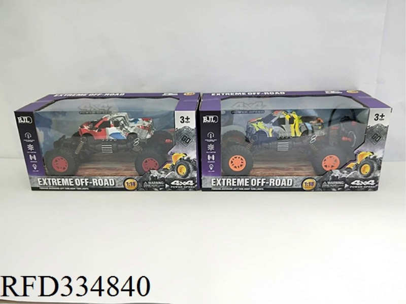 1:18 FOUR-PASS WITH LIGHT OFF-ROAD PICKUP TRUCK CLIMBING CAR