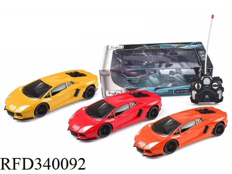 1:16 SIMULATION FOUR-WAY REMOTE CONTROL CAR WITH LIGHTS