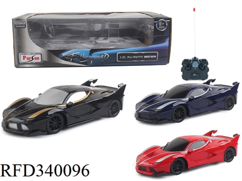 1:16 SIMULATION FOUR-WAY REMOTE CONTROL CAR WITH LIGHTS