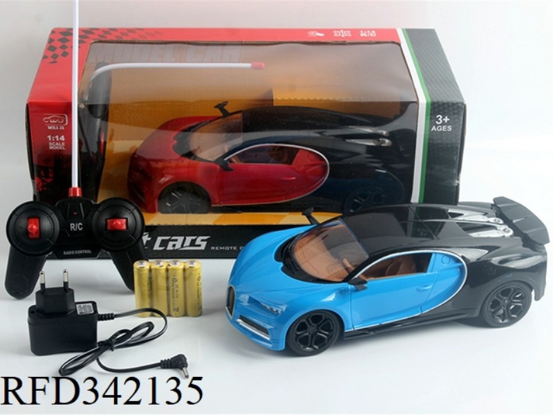 1:14 FOUR-WAY LIGHT
BUGATTI REMOTE CONTROL CAR
(POWER DISTRIBUTION)