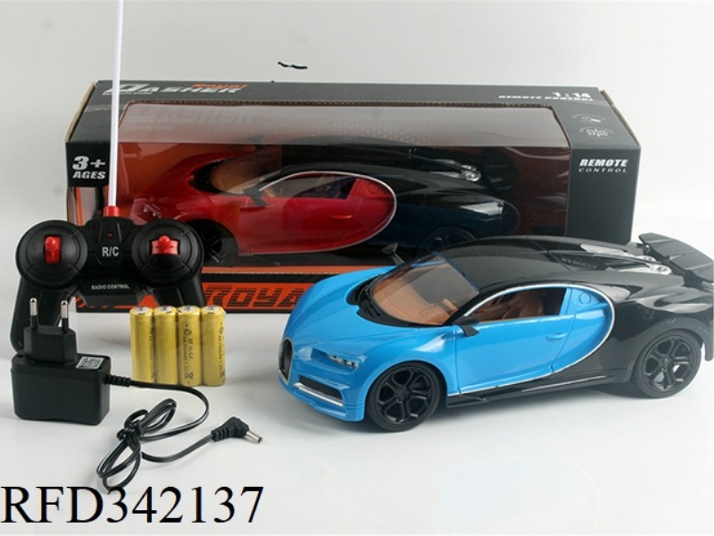 1:14 FOUR-WAY LIGHT
BUGATTI REMOTE CONTROL CAR
(POWER DISTRIBUTION)