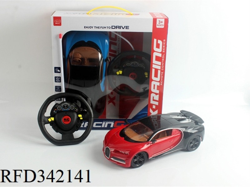 1:14 FOUR-WAY DIRECTION
DISK LIGHTS BUGATTI
REMOTE CONTROL CAR