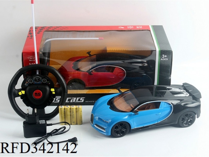 1:14 FOUR-WAY DIRECTION
DISK LIGHTS BUGATTI
REMOTE CONTROL CAR
(POWER DISTRIBUTION)