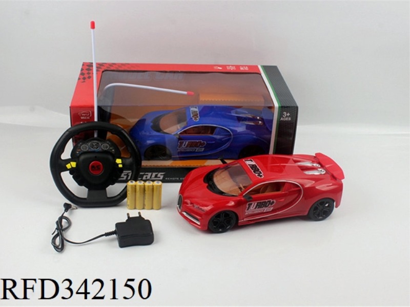 1:14 FOUR-WAY LIGHT
BUGATTI PAD PRINTING REMOTE
CONTROL CAR
STEERING WHEEL REMOTE CONTROL (
POWE
