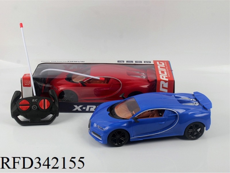 1:14 FOUR-WAY LIGHT
BUGATTI
CHIRON SPORTS CAR/NOT INCLUDED
ELECTRICITY