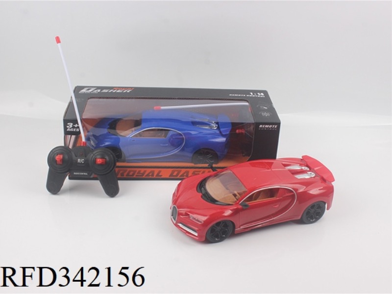 1:14 FOUR-WAY LIGHT
BUGATTI
CHIRON REMOTE CONTROL CAR/NOT INCLUDED
ELECTRICITY