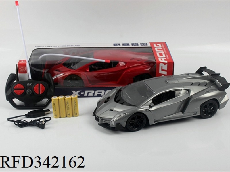 1:14 FOUR-WAY LIGHT
LAMBORGHINI POISON
SPORTS CAR/PACKAGE BATTERY