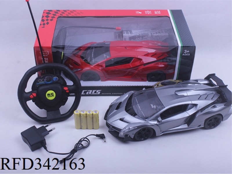 1:14 FOUR-WAY LIGHT
POISON LAMBORGHINI
REMOTE CONTROL CAR
STEERING WHEEL REMOTE CONTROL
(DISTRIB