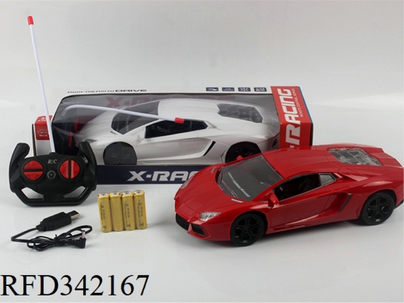 1:14 FOUR-WAY LIGHT
LAMBORGHINI
LP700 SPORTS CAR/PACKAGE BATTERY
