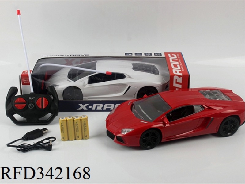 1:14 FOUR-WAY LIGHT
LAMBORGHINI
LP700 SPORTS CAR/NOT INCLUDED
ELECTRICITY