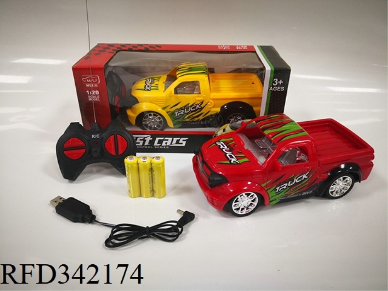 1:20 FOUR-PASS PRINTING
PICKUP OFF-ROAD VEHICLE/PACKAGE BATTERY