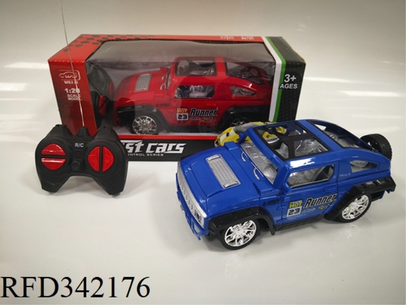 1:20 FOUR-PASS PRINTING
HUMMER BUGGY/NOT INCLUDED
ELECTRICITY