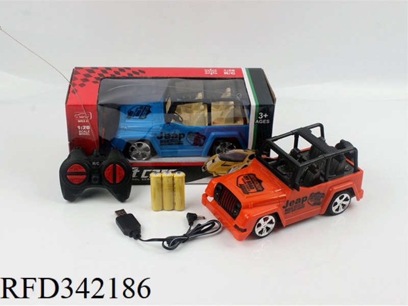 1:20 FOUR-WAY WRANGLER
MAN REMOTE CONTROL CAR
(WITH USB CHARGING)
/PACKAGE