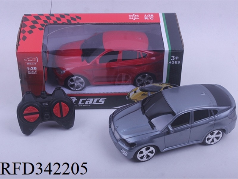 1:20 FOUR-WAY BMW
X6 REMOTE CONTROL CAR/NOT INCLUDED
ELECTRICITY