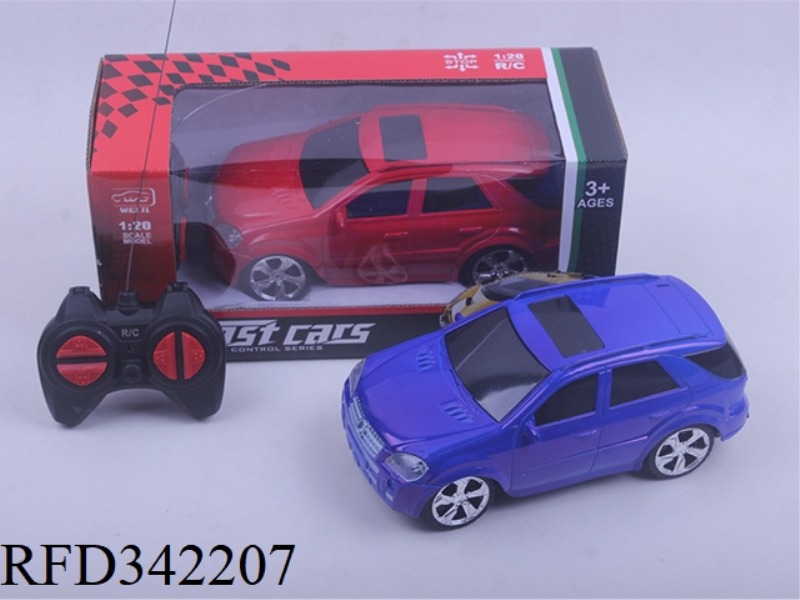 1:20 FOUR-WAY BENZ
SUV REMOTE CONTROL CAR/NOT INCLUDED
ELECTRICITY