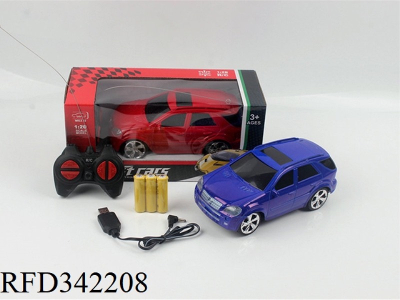 1:20 FOUR-WAY BENZ
SUV REMOTE CONTROL CAR
(WITH USB CHARGING)/INCLUDE BATTERY