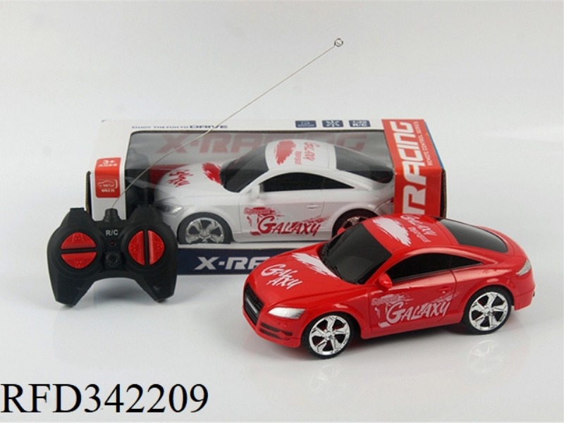 1:20 FOUR-WAY REMOTE CONTROL
PAD PRINTING AUDI TT RUN
CAR/PACKAGE ELECTRICITY